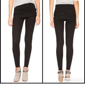 Splendid Fold Over “Thermal” Leggings